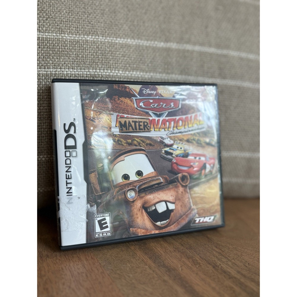 Disney Pixar Cars Mater-National Championship Nintendo DS Game Complete CIB